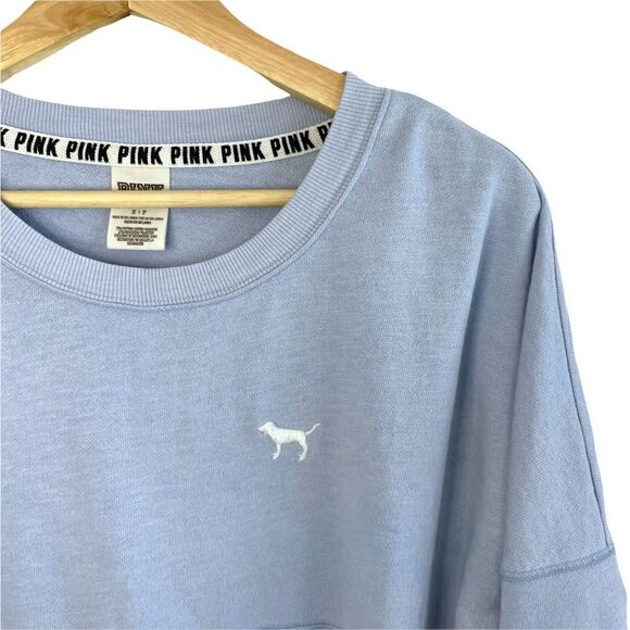 Pink Varsity Crew Neck Top - Picture 3 of 7